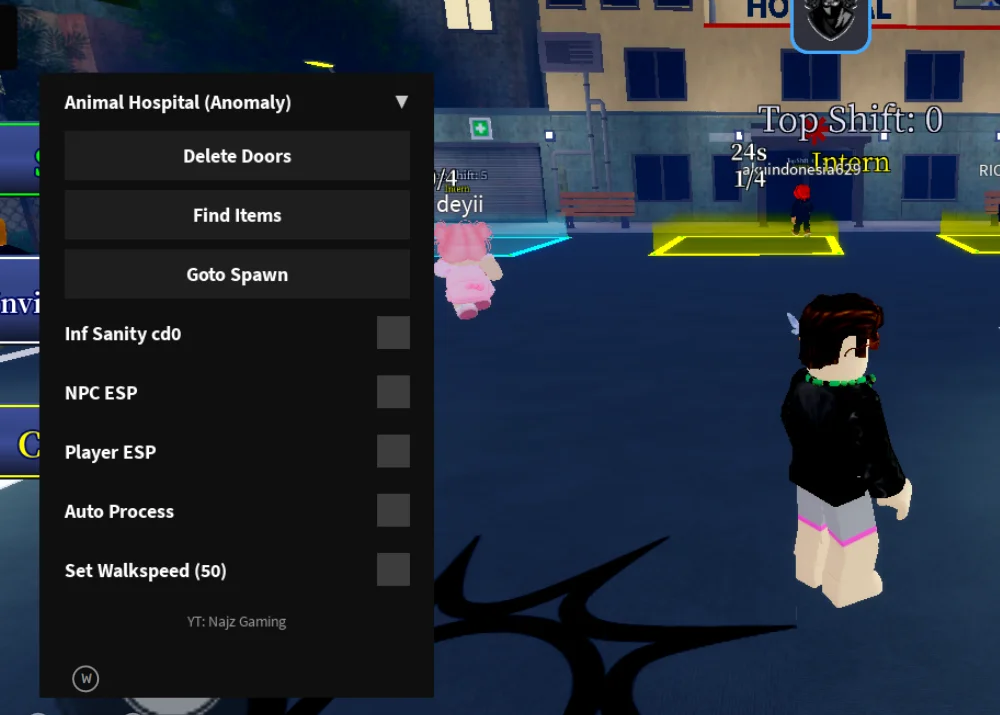 Najz Gaming script Animal Hospital no key