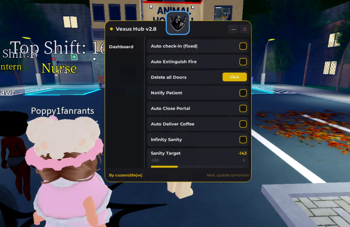 Vexus Hub script Animal Hospital no key